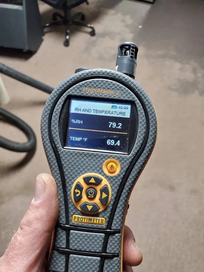 Moisture meter humidity assessment for Fire & Smoke Damage Restoration in Elburn